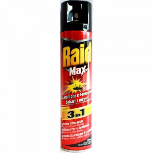 raid max beatles spray 3in1 ml.300